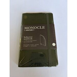 Monocle A6 Hardcover Linen Notebook - Dot Grid - New Unopened - Dark Green